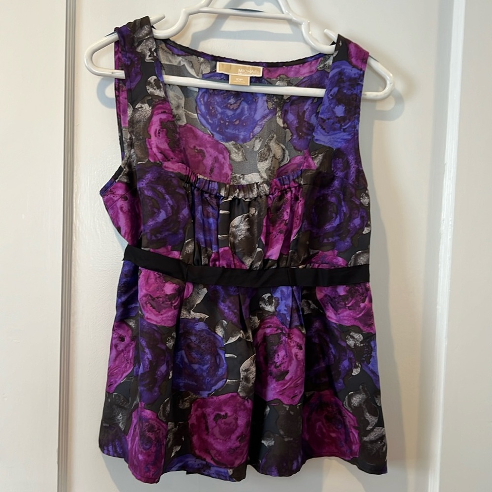 Michael Michael Kors silk floral top.